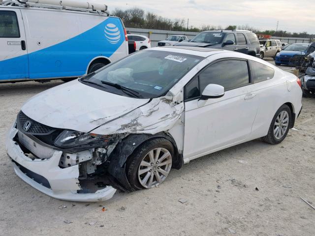 2HGFG3B90CH524026 - 2012 HONDA CIVIC EXL WHITE photo 2