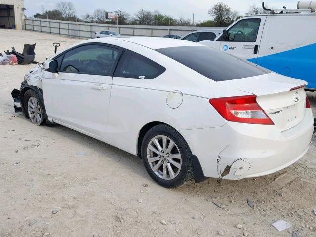 2HGFG3B90CH524026 - 2012 HONDA CIVIC EXL WHITE photo 3