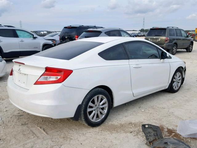 2HGFG3B90CH524026 - 2012 HONDA CIVIC EXL WHITE photo 4