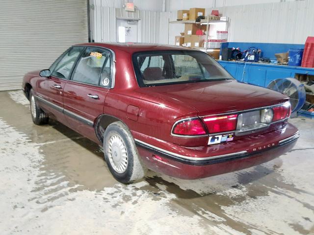 1G4HP52K4WH486537 - 1998 BUICK LESABRE CU MAROON photo 3