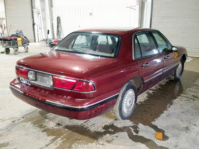 1G4HP52K4WH486537 - 1998 BUICK LESABRE CU MAROON photo 4