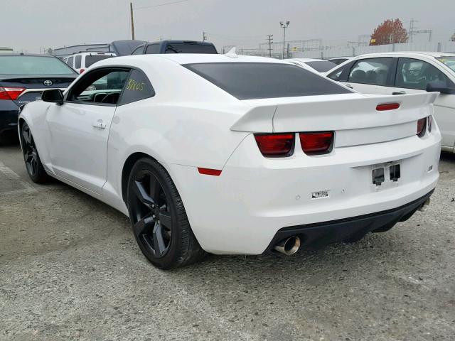 2G1FK1EJ6C9179109 - 2012 CHEVROLET CAMARO 2SS WHITE photo 3