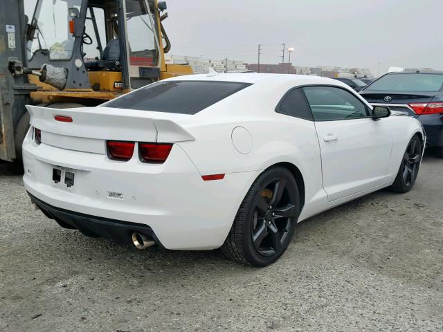 2G1FK1EJ6C9179109 - 2012 CHEVROLET CAMARO 2SS WHITE photo 4