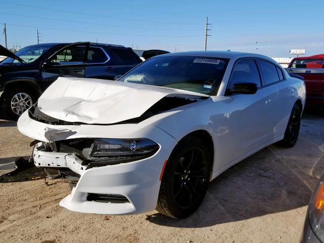 2C3CDXHG7JH197178 - 2018 DODGE CHARGER SX WHITE photo 2