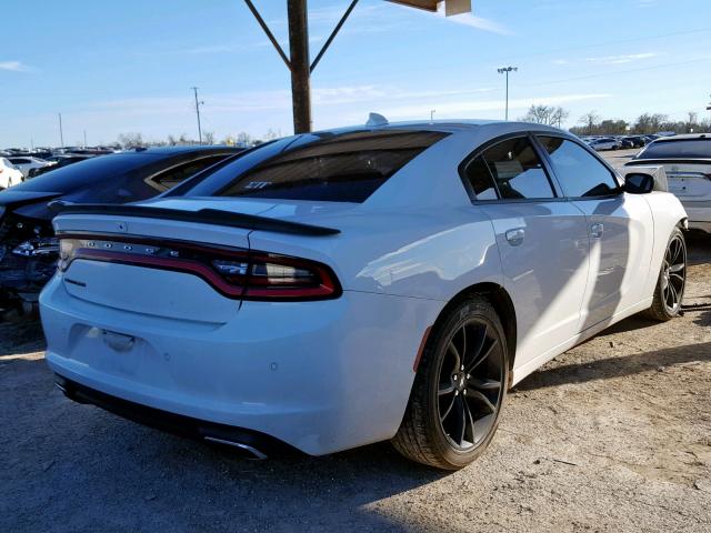 2C3CDXHG7JH197178 - 2018 DODGE CHARGER SX WHITE photo 4