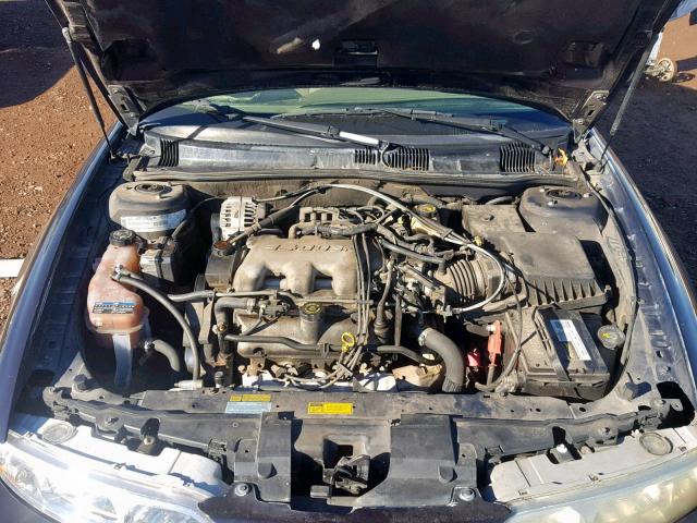 1G3NF52E3YC327982 - 2000 OLDSMOBILE ALERO GLS BLUE photo 7