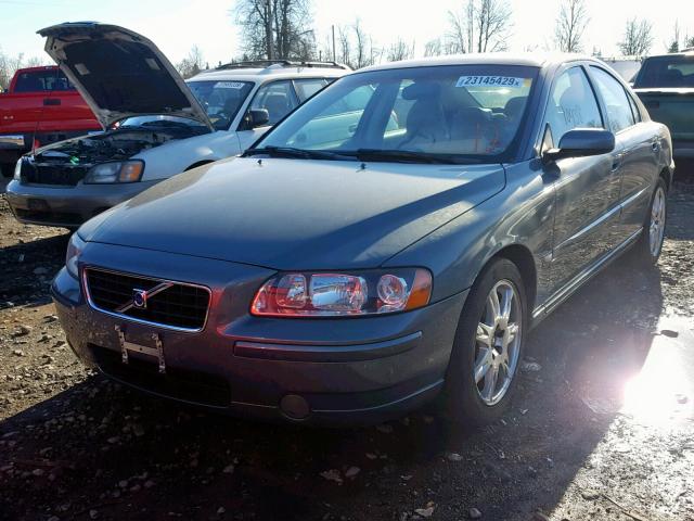 YV1RS592752440466 - 2005 VOLVO S60 2.5T GREEN photo 2