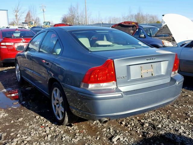 YV1RS592752440466 - 2005 VOLVO S60 2.5T GREEN photo 3