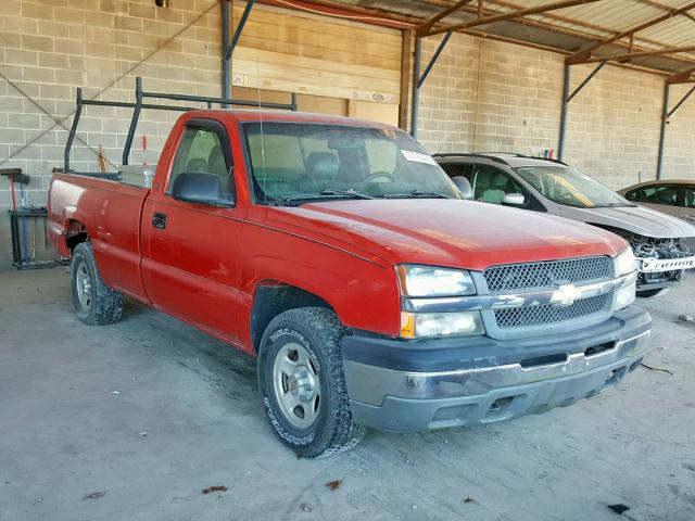 1GCEK14V33E285974 - 2003 CHEVROLET SILVERADO RED photo 1