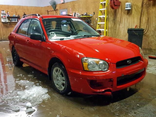 JF1GG65594G804804 - 2004 SUBARU IMPREZA TS RED photo 1