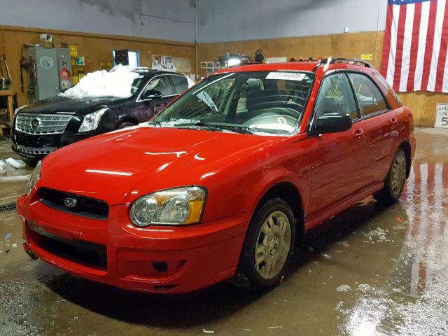 JF1GG65594G804804 - 2004 SUBARU IMPREZA TS RED photo 2