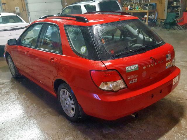 JF1GG65594G804804 - 2004 SUBARU IMPREZA TS RED photo 3