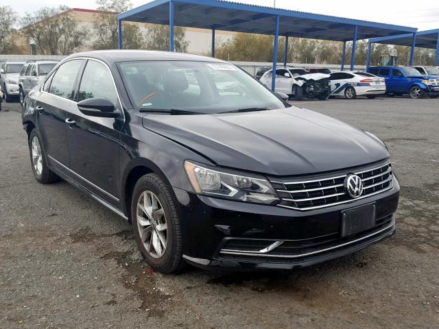 1VWAT7A30GC049959 - 2016 VOLKSWAGEN PASSAT BLACK photo 1