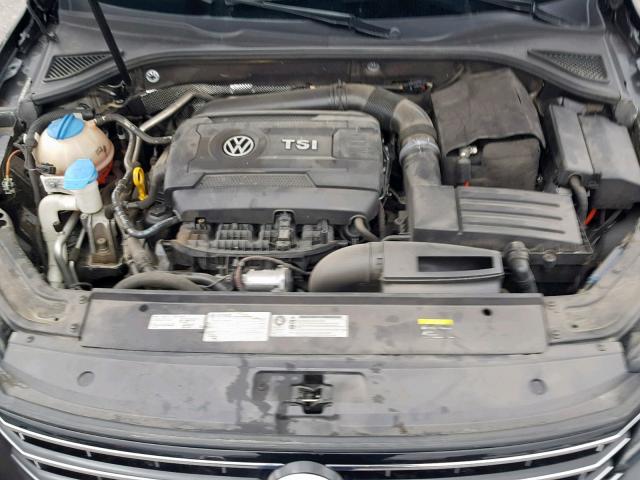 1VWAT7A30GC049959 - 2016 VOLKSWAGEN PASSAT BLACK photo 7