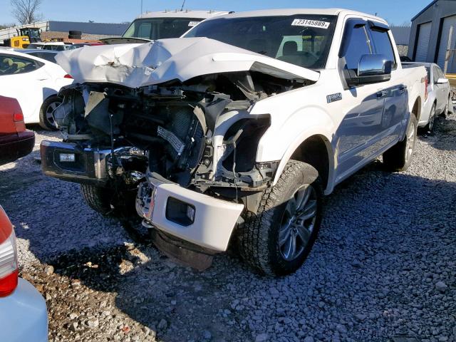 1FTEW1EF0FFA48434 - 2015 FORD F150 SUPER WHITE photo 2