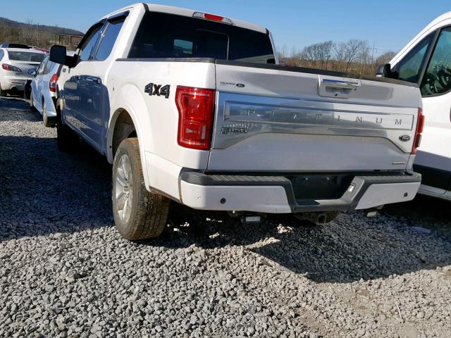 1FTEW1EF0FFA48434 - 2015 FORD F150 SUPER WHITE photo 3