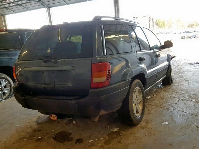 1J4GX48S23C609739 - 2003 JEEP GRAND CHER BLUE photo 4