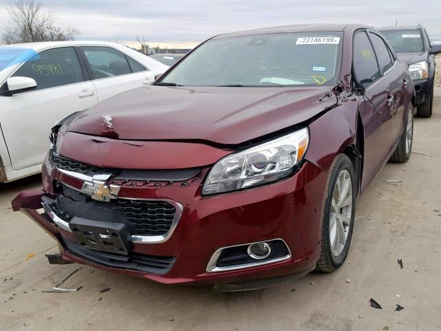1G11E5SA5GF137900 - 2016 CHEVROLET MALIBU LIM 勃艮第红 照片 2