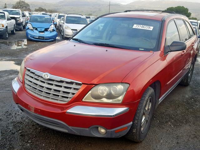2C8GM68454R326593 - 2004 CHRYSLER PACIFICA RED photo 2