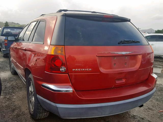 2C8GM68454R326593 - 2004 CHRYSLER PACIFICA RED photo 3