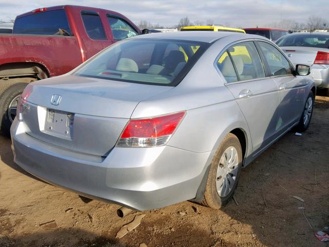 1HGCP26399A088268 - 2009 HONDA ACCORD LX SILVER photo 4