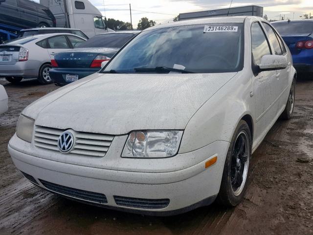 3VWSE69M63M024885 - 2003 VOLKSWAGEN JETTA GLS WHITE photo 2