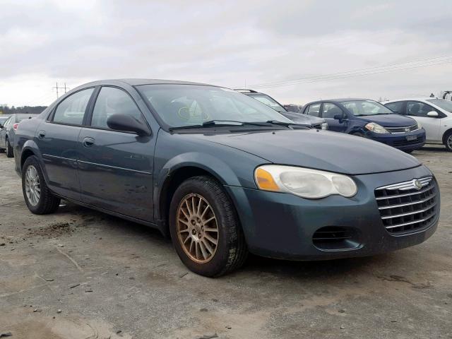 1C3EL46X84N211890 - 2004 CHRYSLER SEBRING LX GRAY photo 1