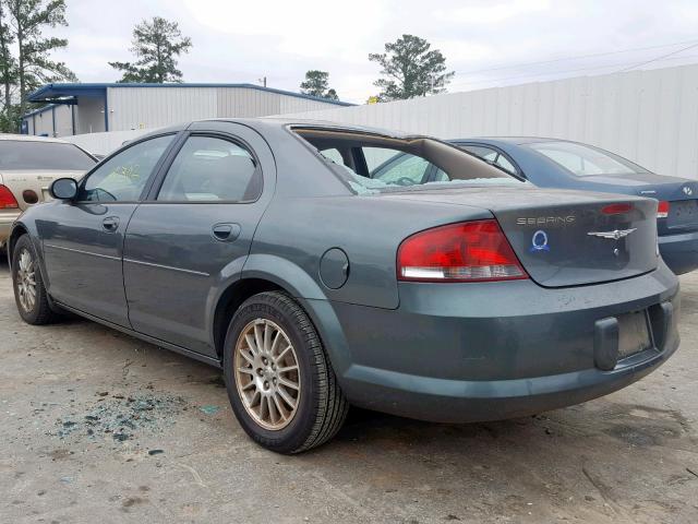 1C3EL46X84N211890 - 2004 CHRYSLER SEBRING LX GRAY photo 3