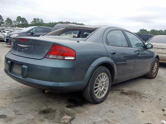 1C3EL46X84N211890 - 2004 CHRYSLER SEBRING LX GRAY photo 4