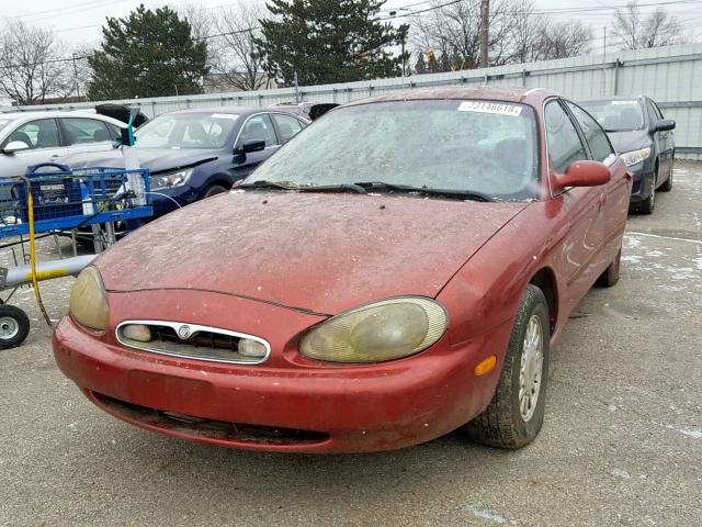 1MELM50U0VA603662 - 1997 MERCURY SABLE GS RED photo 2