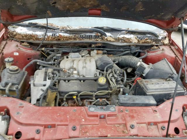 1MELM50U0VA603662 - 1997 MERCURY SABLE GS RED photo 7