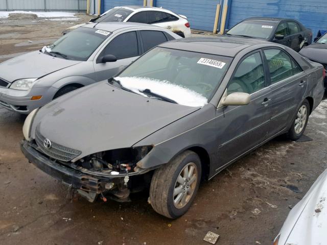 4T1BF30K02U515677 - 2002 TOYOTA CAMRY LE GRAY photo 9