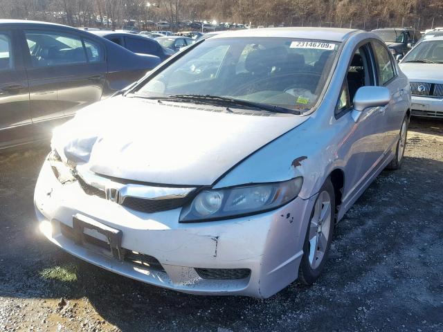 2HGFA1F66AH507508 - 2010 HONDA CIVIC SILVER photo 2