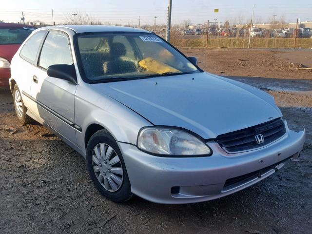 2HGEJ6446YH104777 - 2000 HONDA CIVIC DX SILVER photo 1