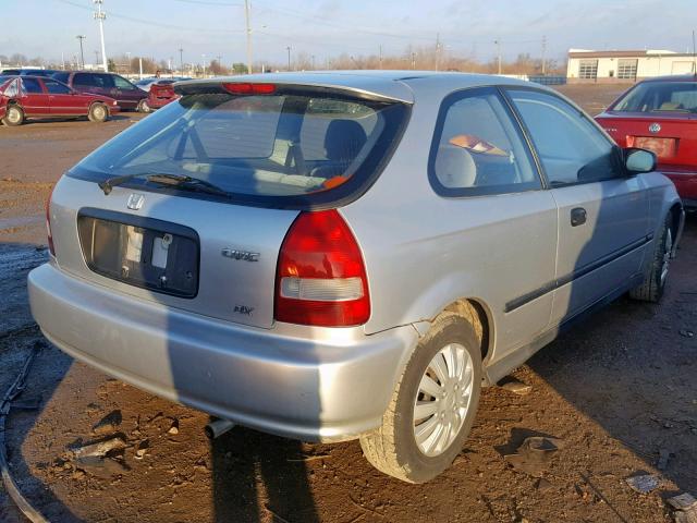 2HGEJ6446YH104777 - 2000 HONDA CIVIC DX SILVER photo 4