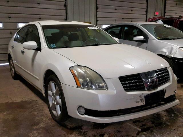 1N4BA41E25C808871 - 2005 NISSAN MAXIMA SE WHITE photo 1