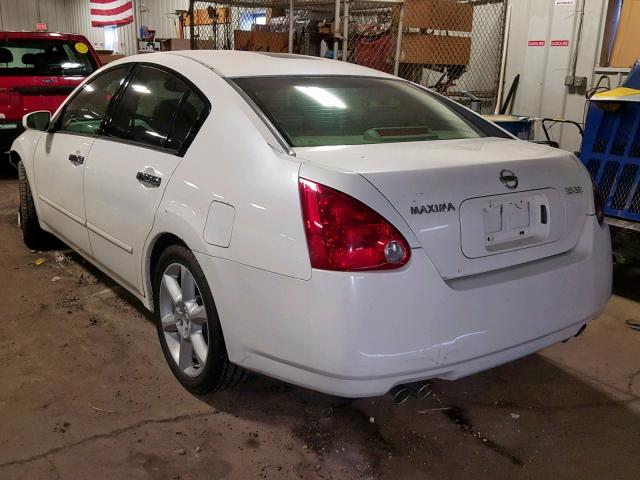 1N4BA41E25C808871 - 2005 NISSAN MAXIMA SE WHITE photo 3