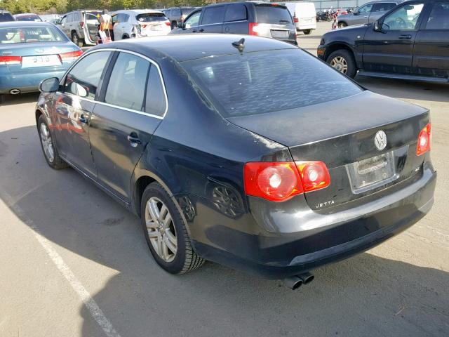 3VWRF71K67M046662 - 2007 VOLKSWAGEN JETTA 2.5 BLACK photo 3