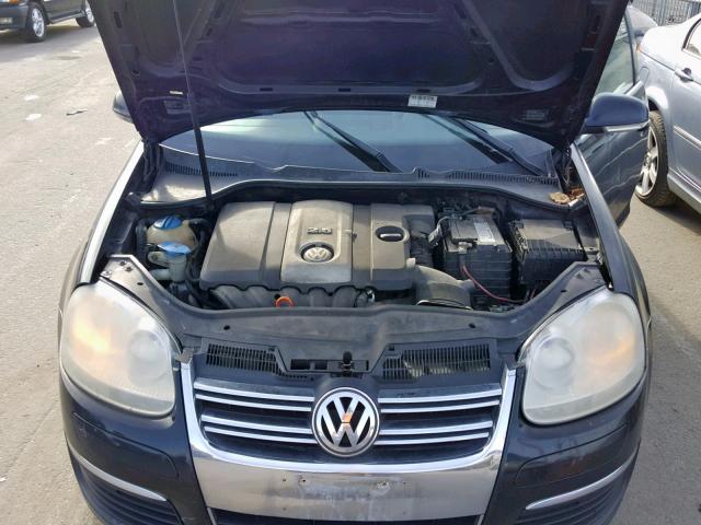 3VWRF71K67M046662 - 2007 VOLKSWAGEN JETTA 2.5 BLACK photo 7