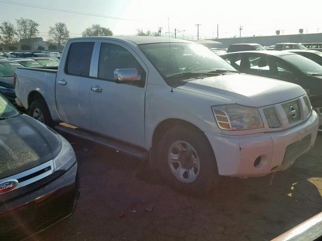 1N6AA07A44N584781 - 2004 NISSAN TITAN XE WHITE photo 1