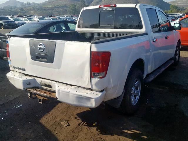 1N6AA07A44N584781 - 2004 NISSAN TITAN XE WHITE photo 4