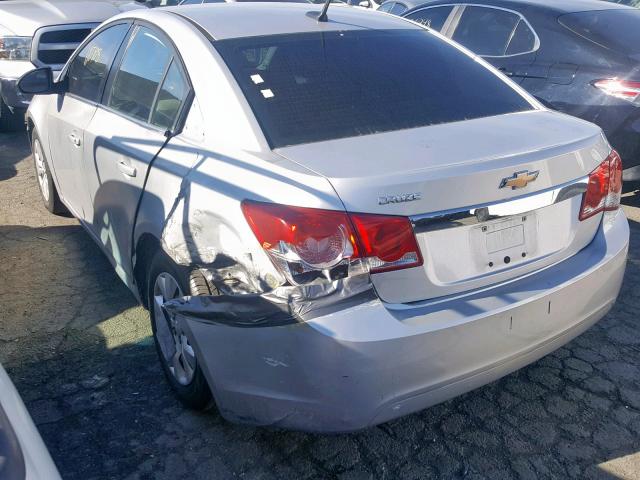 1G1PD5SH4C7154735 - 2012 CHEVROLET CRUZE LS SILVER photo 3