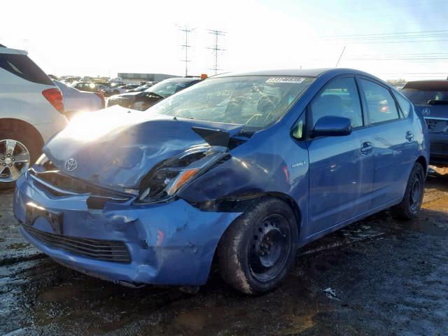 JTDKB20U067063942 - 2006 TOYOTA PRIUS BLUE photo 2