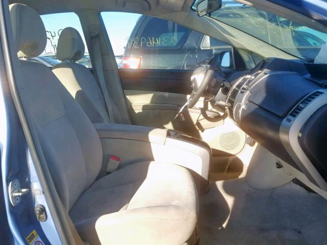 JTDKB20U067063942 - 2006 TOYOTA PRIUS BLUE photo 5