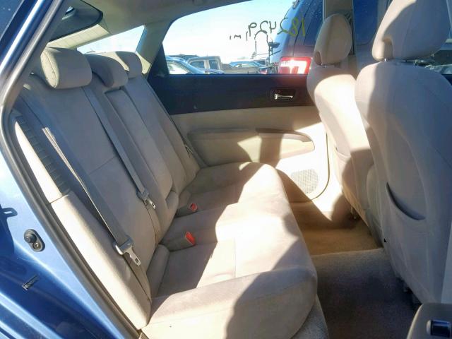 JTDKB20U067063942 - 2006 TOYOTA PRIUS BLUE photo 6