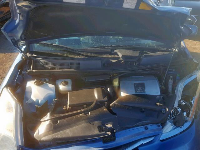 JTDKB20U067063942 - 2006 TOYOTA PRIUS BLUE photo 7