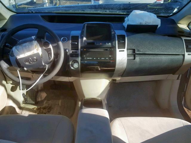 JTDKB20U067063942 - 2006 TOYOTA PRIUS BLUE photo 9