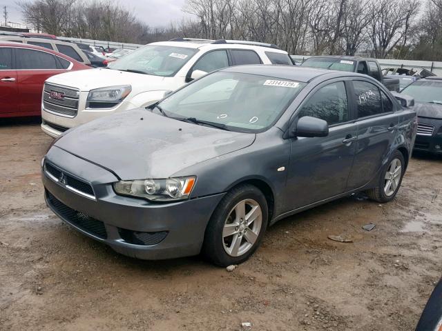 JA3AU26U78U017864 - 2008 MITSUBISHI LANCER ES SILVER photo 2