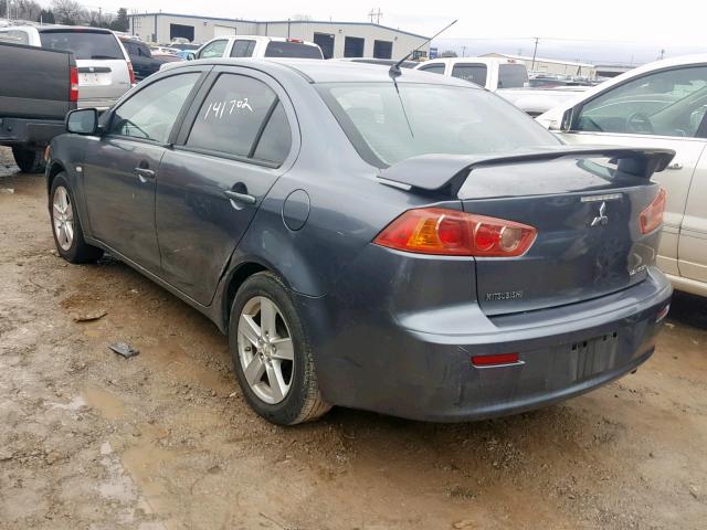 JA3AU26U78U017864 - 2008 MITSUBISHI LANCER ES SILVER photo 3