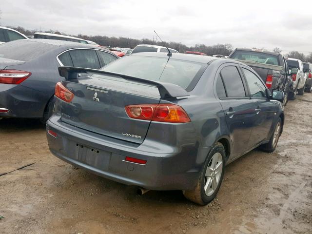 JA3AU26U78U017864 - 2008 MITSUBISHI LANCER ES SILVER photo 4